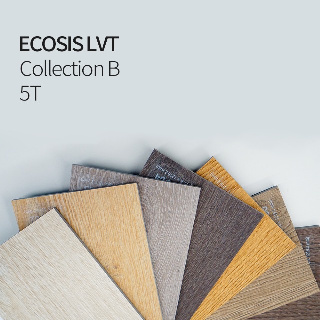 ECOSIS LVT 친환경 바닥재 (177.8x1219.2 mm) 5T 에코타일 B Collection